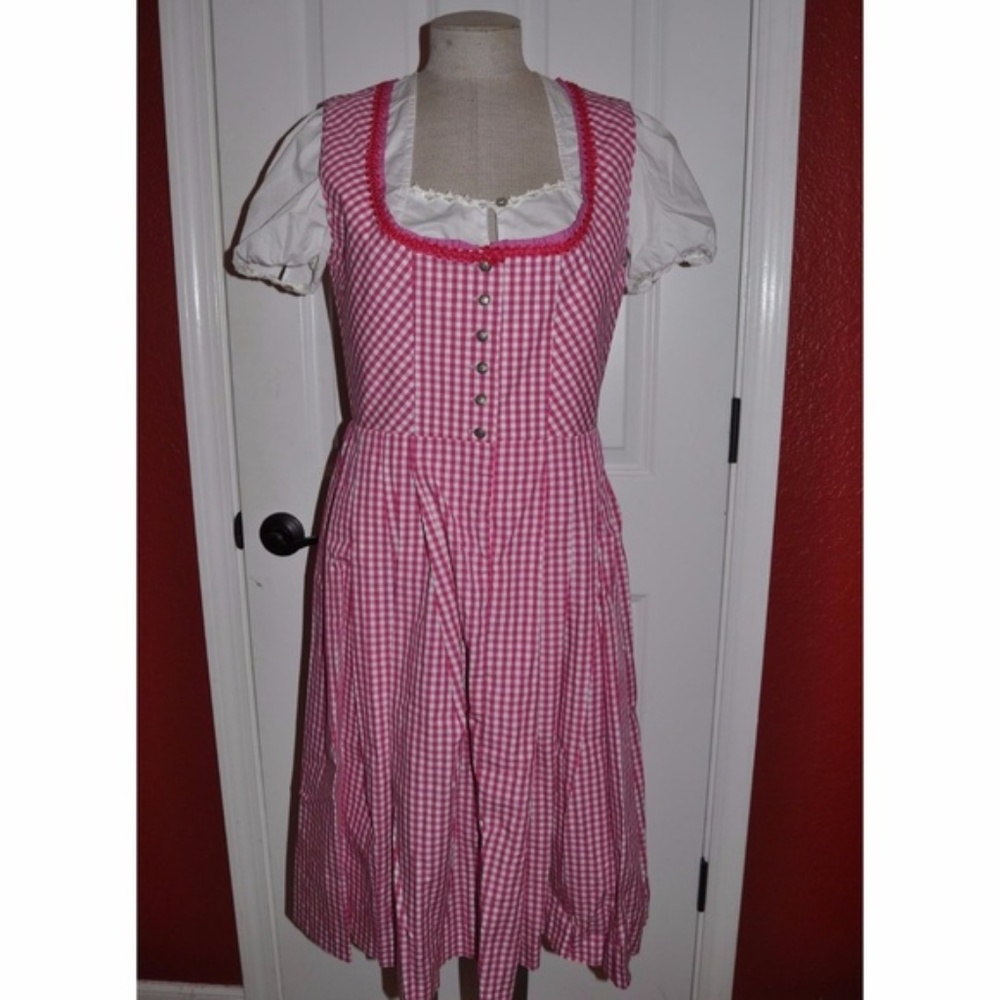 NEW German Dirndl Cottagecore Oktoberfest Dress M - Picture 6 of 8